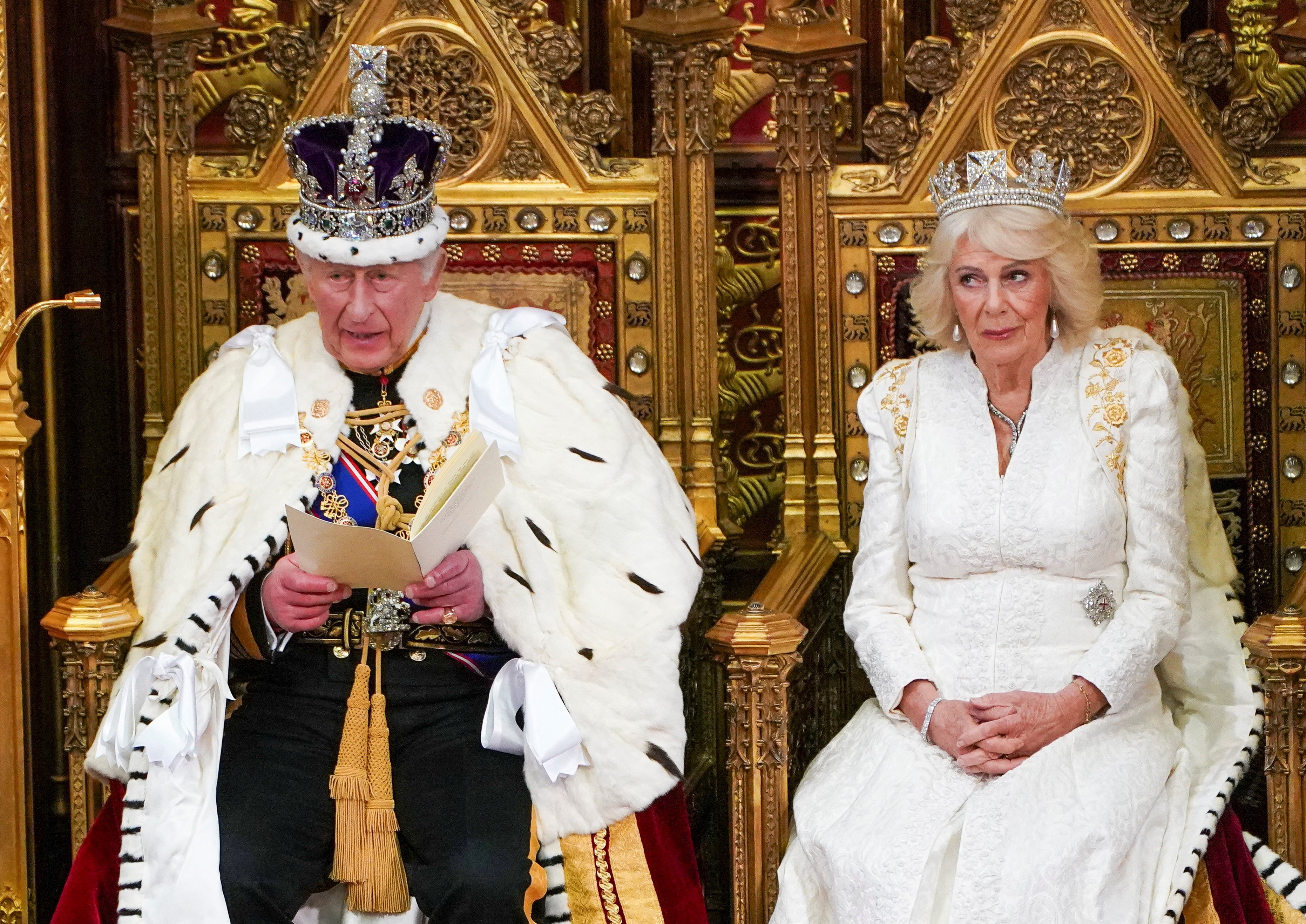 Em discurso no Parlamento, rei Charles III fala em mundo ‘perigoso e volátil’ e pede melhora no padrão de vida dos britânicos