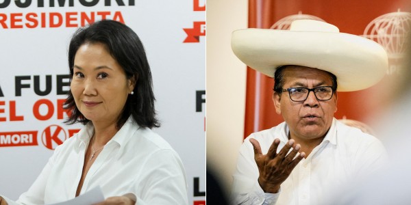 Candidatos encerram campanha presidencial no Peru para um 2º turno acirrado